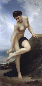 Desnudo Painting - Después del baño 1875 William Adolphe Bouguereau desnudo